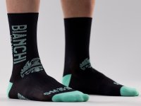 Bianchi Milano High Sock Schwarz-S/M